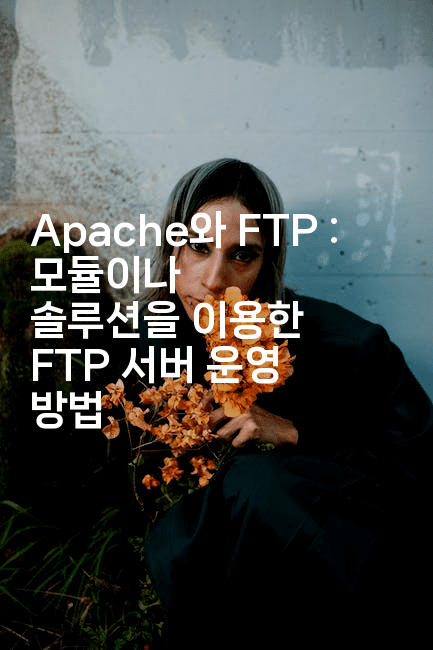 Apache와 FTP : 모듈이나 솔루션을 이용한 FTP 서버 운영 방법
-코드꼬마