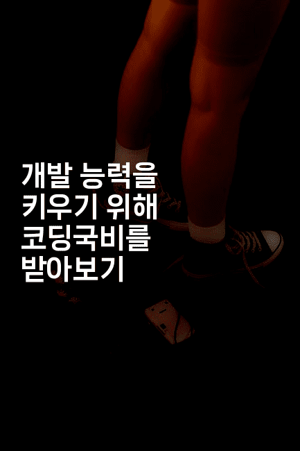 개발 능력을 키우기 위해 코딩국비를 받아보기 2-코드꼬마