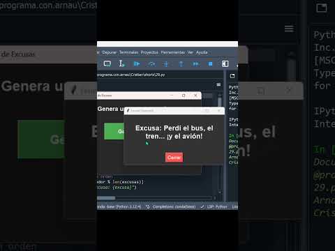 Generador de Excusas en Python