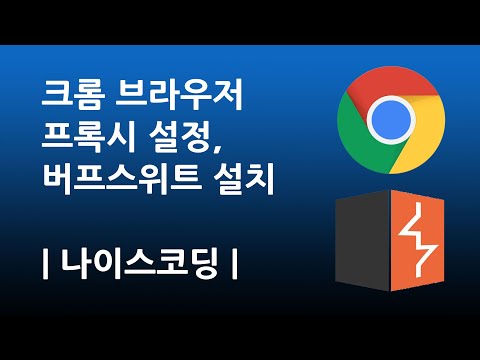 크롬 브라우저 프록시 설정 방법, 버프스위트 프록시 프로그램 설치 및 설정 방법