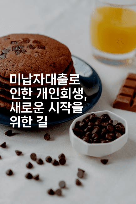 미납자대출로 인한 개인회생, 새로운 시작을 위한 길-코드꼬마