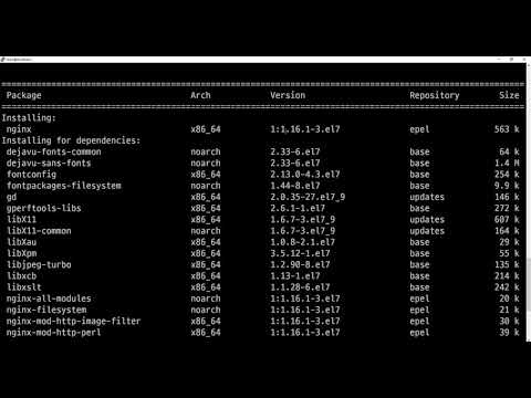 CentOS7 기초, cx7, 36강, 웹서버 세팅, nginx 설치, 2021 05 29